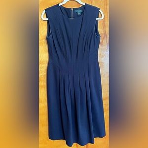 Ralph Lauren navy blue cocktail dress